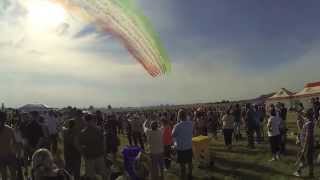 Frecce Tricolori - Airshow Parma 21 giugno 2015