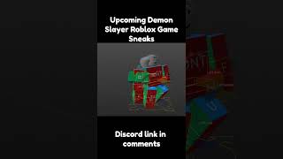 Game is coming soon! | #roblox #demonslayer #sneakpeek #upcominggames #gaming #shorts #anime