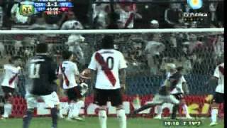 QUILMES 1 RIVER 1 (el gol de telechea) 03/09/2011