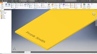 Autodesk Inventor 2018 : 10 : Emboss