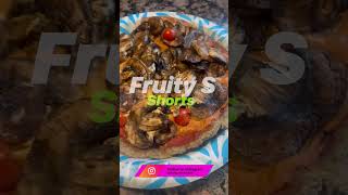 Raw vegan pizza made by Chef Rasheed | Fruity Shorts