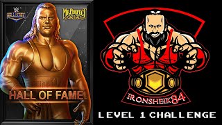 WWE Champions HOF Perfect Level 1 Challenge