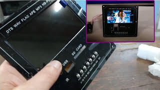 Placa Decodificador de áudio vídeo com tela lcd, bluetooth para TAPE DECK - VINTAGE