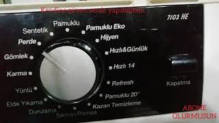 Arçelik Beko 7103 he çamaşır makinesi başlamıyor çalışmıyor tuş basmıyor