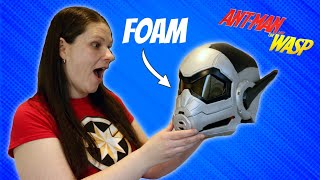 WASP COSPLAY FOAM HELMET // How to MAKE your own Wasp helmet for beginner cosplayers(using template)