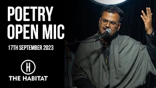 Live Poetry Open Mic at The Habitat 17th September 2023