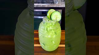 Agua Fresca de Pepino con Limón #shorts