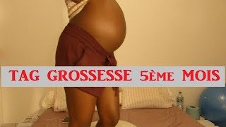 TAG GROSSESSE #7: mon 5ème mois :la chaleur  🤰🏽