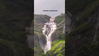 Bhandardara Necklace waterfall💫 #Bhandardara #waterfall #travel #Maharashtra #adventure #shorts