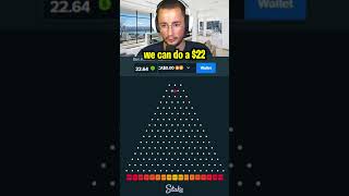 CRAZY GLITCHED PLINKO BALLS?!.. (Stake Originals) #shorts #slots #casino #crashgame #plinko