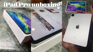 Unboxing New 11” iPad Pro & Initial Setup