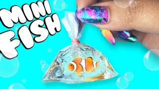 MINIATURE FISH in a BAG! ♥ DIY