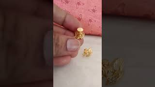 Beautiful real gold look earrings 🤩🥳200+shipping 🥳🎉 watsapp 8148299183