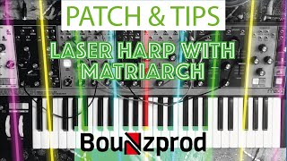 Laser Harp with Moog Matriarch