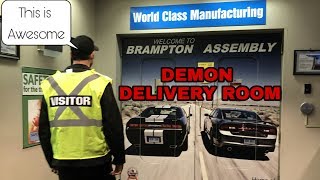 My Dodge Demon come ALIVE today AMAZING March 2 2018 Brampton Plant