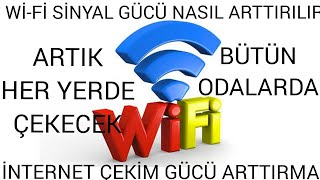 WiFi çekim gücü nasıl arttırılır-Modem WiFi menzil genişletici (REPEATER)