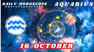 aquarius Big Exciting Changes! #dailyhoroscope 16 OCTOBER #predection #aquariustarot #predection