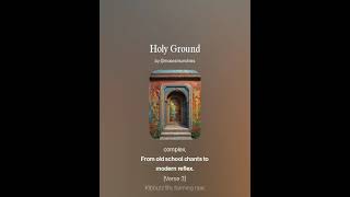 My new song - holy ground