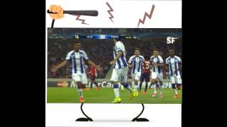 GOL Hector Herrera!! - Lille OSC Vs Porto FC - Playoff Champions League 14-15