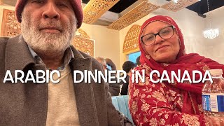 ARABIC DINNER AT A SYRIAN RESTAURANT IN CANAY