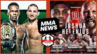 Adesanya Vs Strickland is Official |  Joshua faces Helenius at the O2 Arena