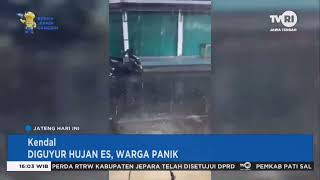 Kendal Diguyur Hujan Es, Warga Panik