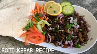 SIMPLE BEEF BOTI KEBAB RECIPE | BENGALI RECIPE | 4K HD