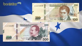 NEWS. Honduras 100+500 lempira 2022