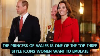 The Princess of Wales is one of the top three style icons that women in the US want to emulate