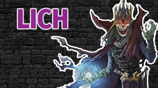 D&D Lich - Dungeons and Dragons Lore - Iconic Monsters of #DnD