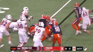 Highlights | Syracuse vs. Virginia Tech