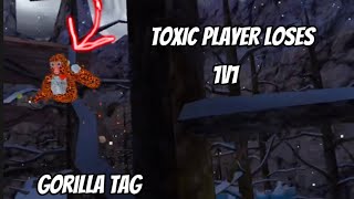 I 1V1 A Racist gorilla tag player here’s what happened￼