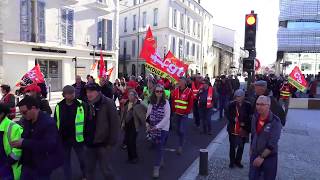 NIMES    MANIFESTATION DU 20 FEVRIER 2020