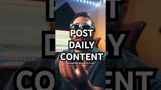 How to Post Daily Content #filmmaker #cinematography #sonycamera