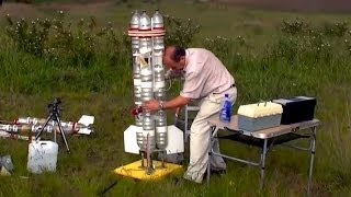 2-Stage Water Rocket to 864 feet