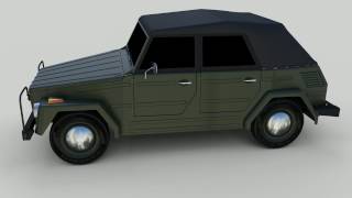 Volkswagen 181 Top Up 3D Model