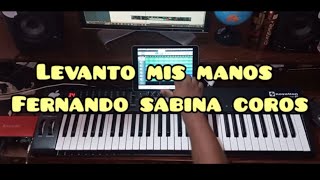 Fernanda Sabina| Levanto mis manos para agradecerte| Piano Melodía