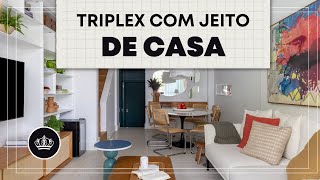 Cobertura TRIPLEX com jeito de CASA e perfeita para RECEBER