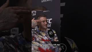 Dustin poirier reacts to Conor broken leg antics #ufc #conormcgregor #mma #dustinpoirier