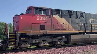 CN 2334 east through Parkersburg, IA 7/30/24