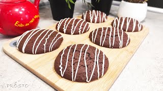 Шоколадное печенье. Chocolate cookies. Вкусное печенье к чаю и кофе.