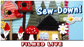 The Sew-Down Continues! (Garden Wall Hanging) LIVE Crochet Workshop 💗 June 10, 2024