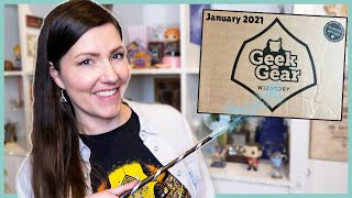 HARRY POTTER Unboxing: GEEK GEAR WIZARDRY Box (January '21)