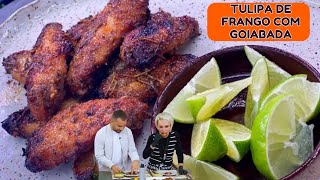 Tulipa de Frango com Goiabada na Air Fryer - Ana Maria Braga - mais voce - receita de hoje