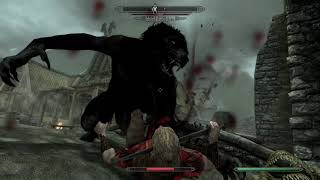 Skyrim Special Edition: Failed werewolf massacre of Whiterun