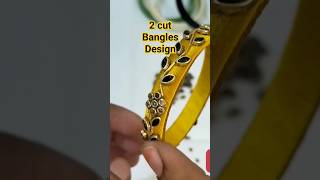 2 cut bangles design making Design-1 #youtubeshorts #viralvideo