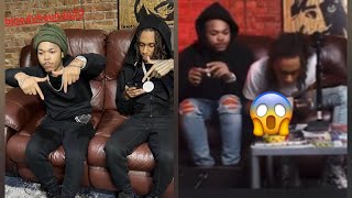 BLOODHOUND LILJEFF & Q50 SNORT PERCS DURING DJU INTERVIEW😱‼️