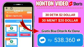 ✓TERBUKTI NONTON VIDEO 30 DETIK DIBAYAR $2 DOLLAR, LANGSUNG MASUK SALDO DANA TERCEPAT 2024 2025