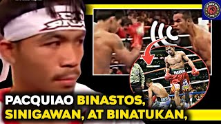 PACQUIAO BINASTOS, SINIGAWAN At BINATUKAN Sa MAANGAS Na MEXICANO DINUROG ni PACQUIAO Sa LABAN!