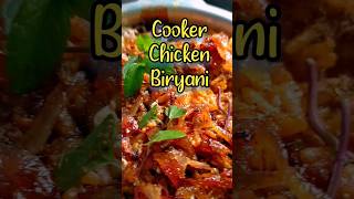 Cooker chicken biryani #youtubeshorts #biryanilovers